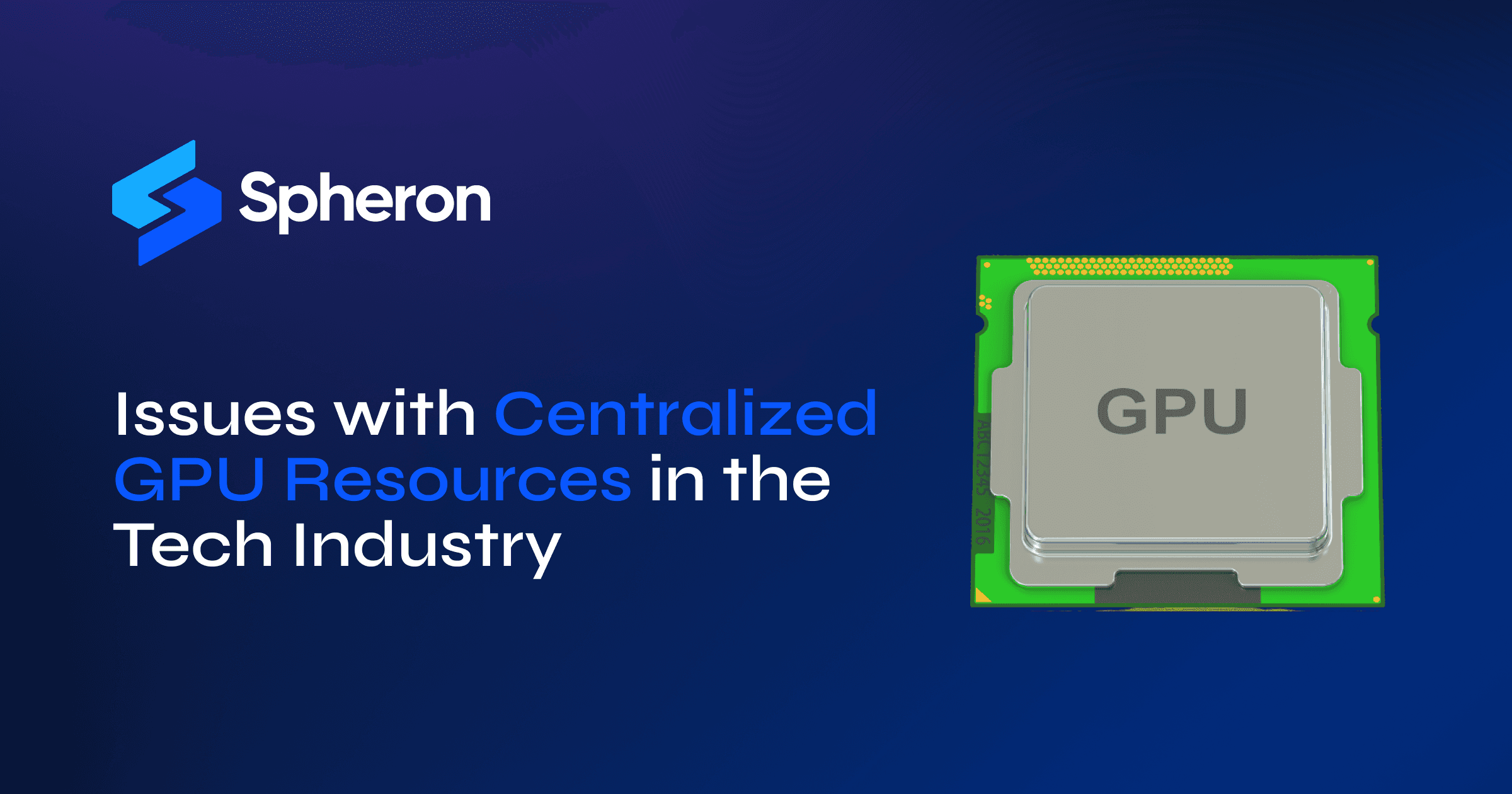 Issues with Centralized GPU Resources in the Tech Industry