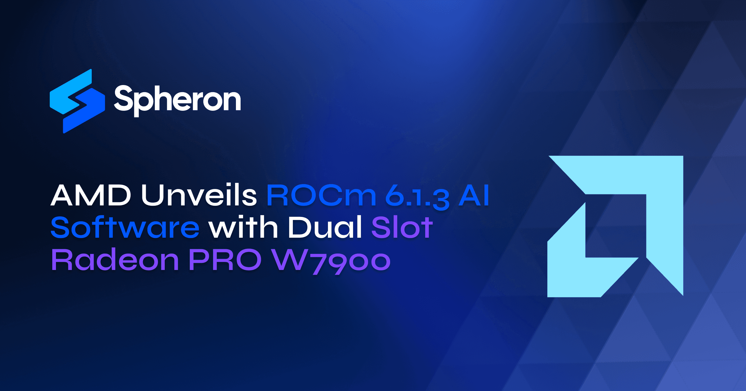 AMD Unveils ROCm 6.1.3 Al Software with Dual Slot Radeon PRO W7900