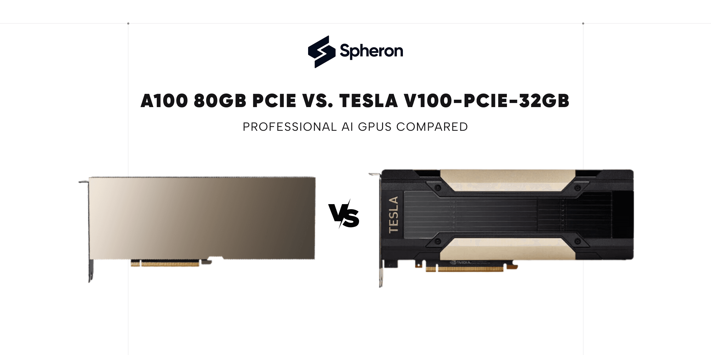 A100 80GB PCIe vs. Tesla V100-PCIE-32GB: Professional AI GPUs Compared