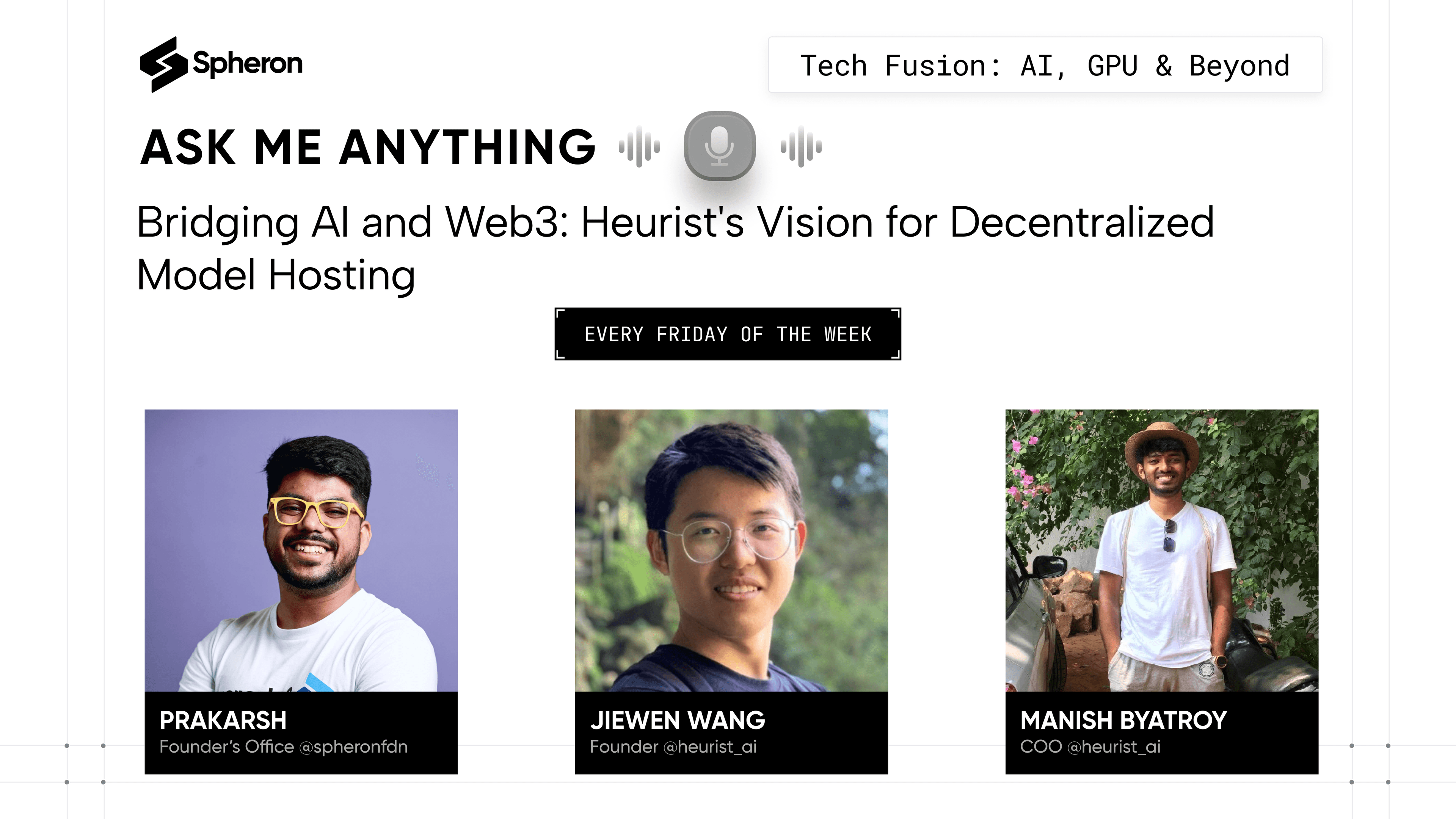 Insights from the Tech Fusion Podcast: Spheron and Heurist Take on AI Innovation