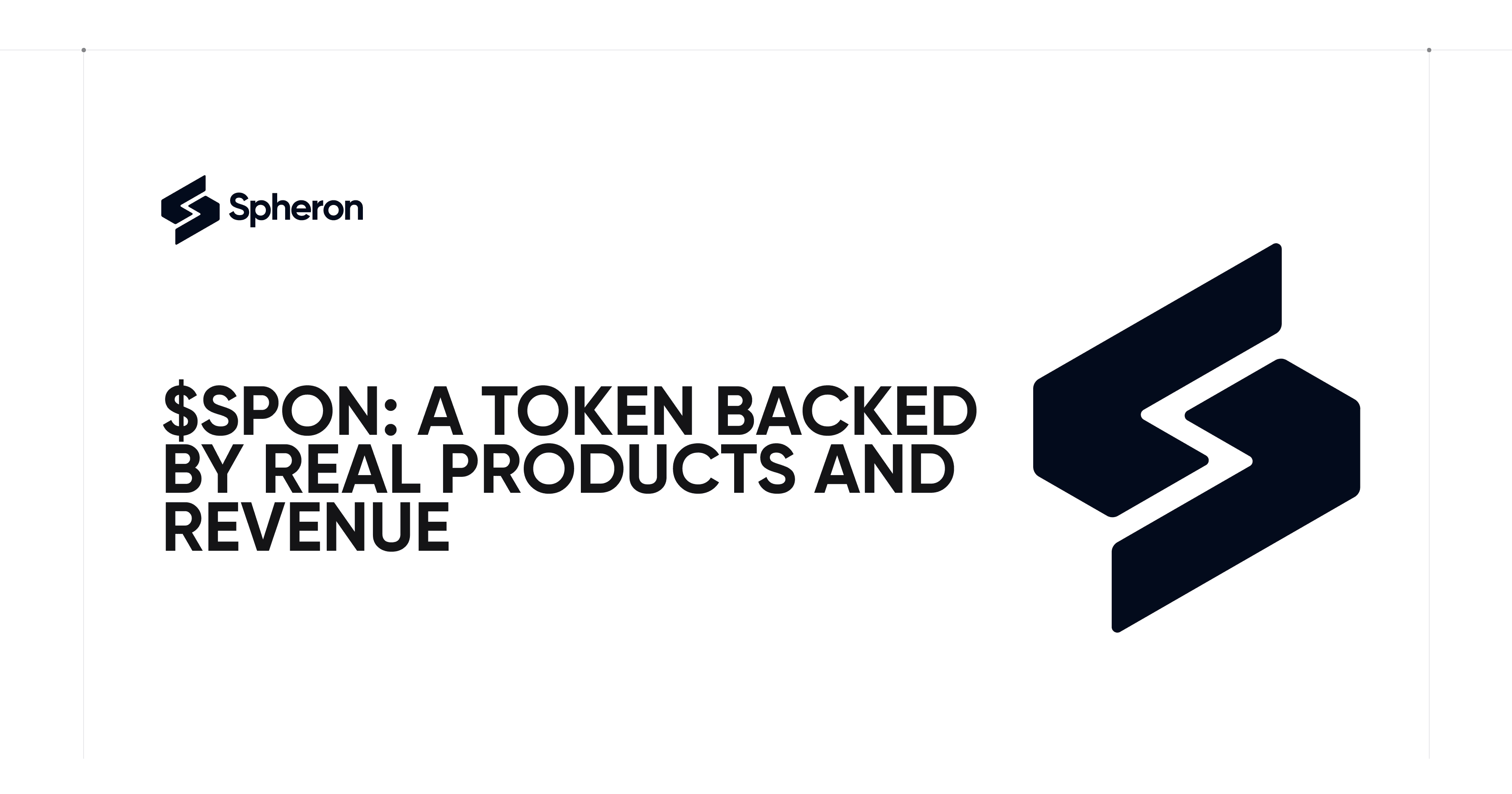 $SPON: A Token Backed by Real Products and Revenue