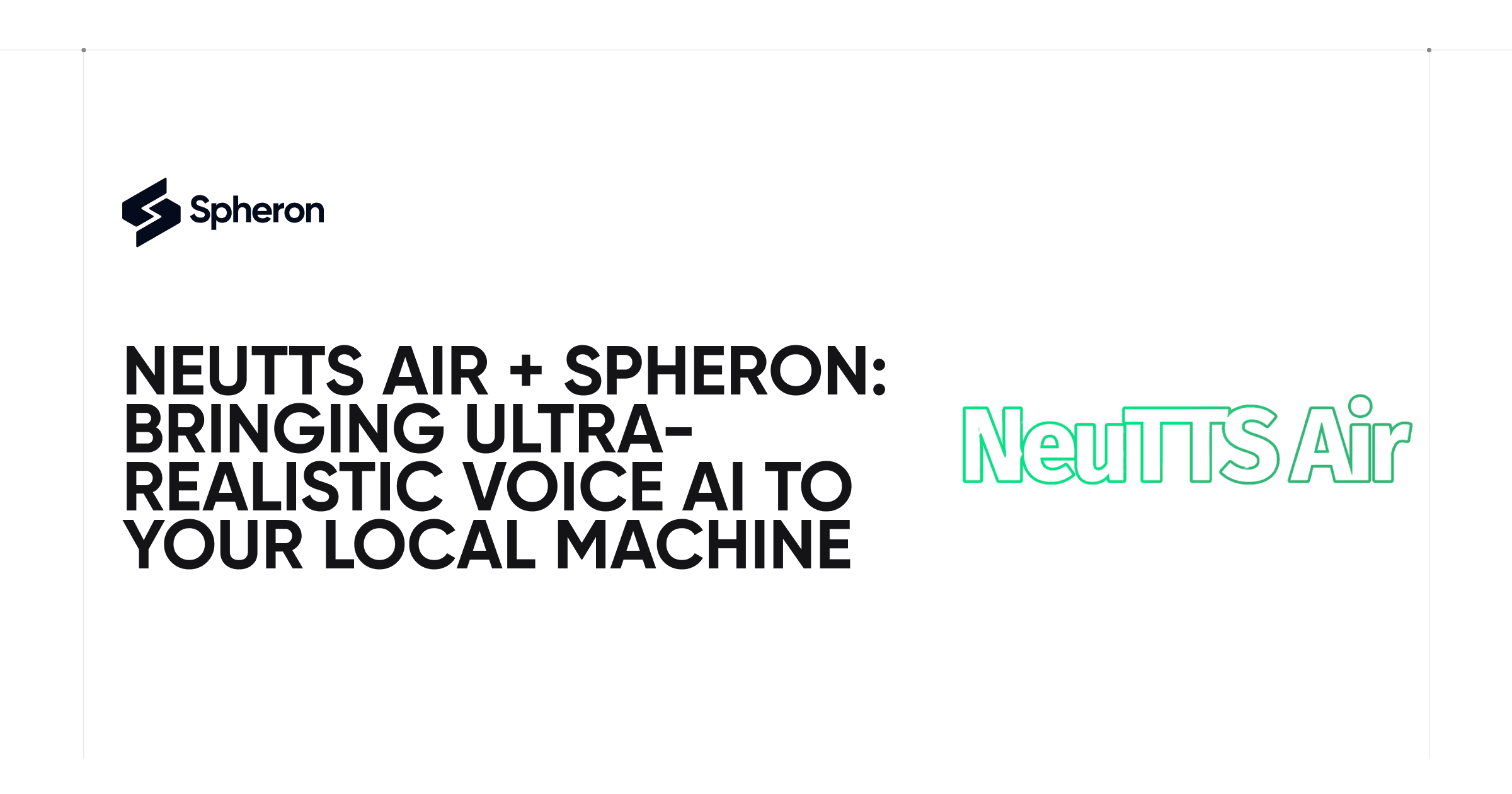 NeuTTS Air + Spheron: Bringing Ultra-Realistic Voice AI to Your Local Machine