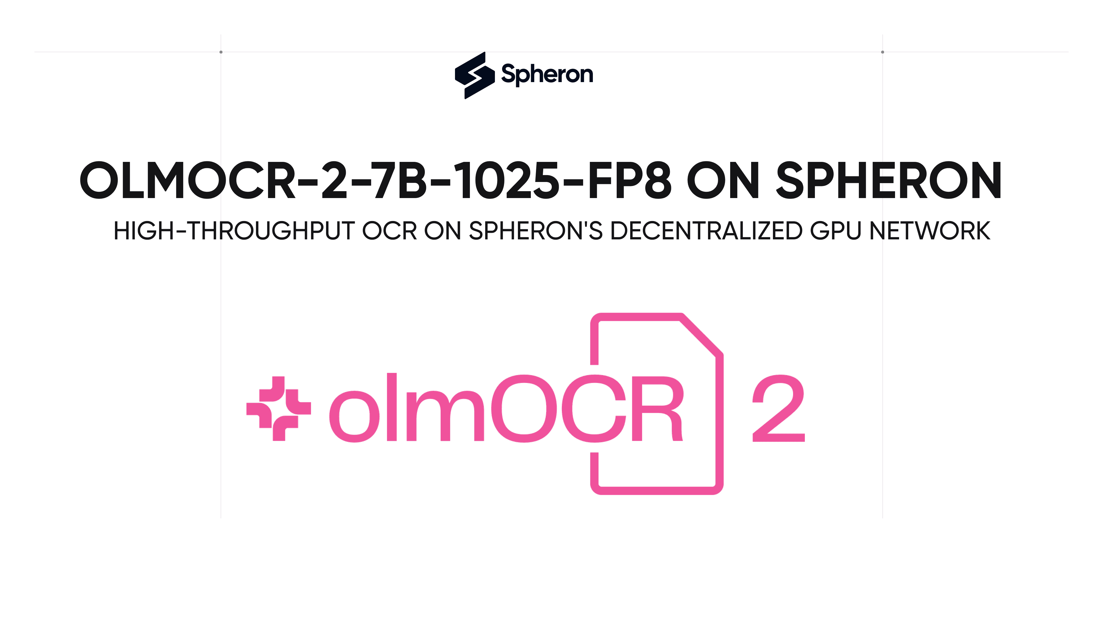 Deploying olmOCR 2: High-throughput OCR on Spheron Decentralized GPU